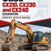 Case CX210, CX230 and CX240 Excavator Service Manual