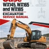 Case WX145, WX165 and WX185 Excavator Service Manual
