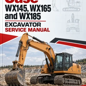 Case WX145, WX165 and WX185 Excavator Service Manual