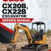 Case CX20B, CX22B Excavator Service Manual Case CX20B, CX22B Excavator Service Manual