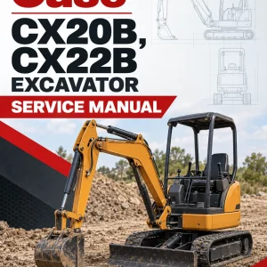 Case CX20B, CX22B Excavator Service Manual
