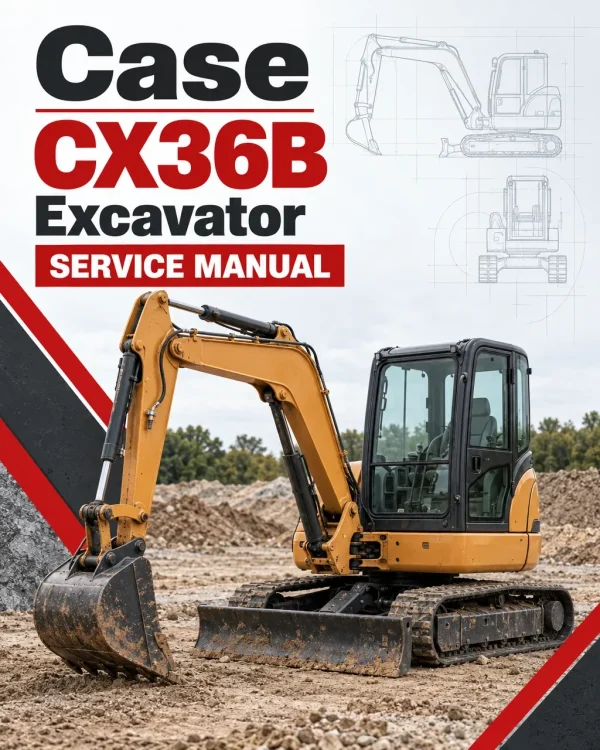 Case CX36B Excavator Service Manual Case CX36B Excavator Service Manual