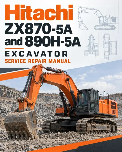 Hitachi ZX870-5A and 890H-5A Excavator Service Repair Manual Hitachi ZX870-5A and 890H-5A Excavator Service Repair Manual