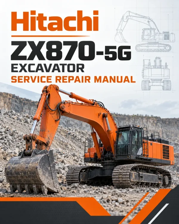 Hitachi ZX870-5G Excavator Service Repair Manual