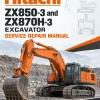 Hitachi ZX850-3 and ZX870H-3 Excavator Service Repair Manual Hitachi ZX850-3 and ZX870H-3 Excavator Service Repair Manual