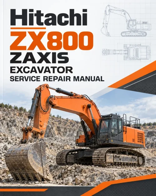 Hitachi ZX800 ZAXIS Excavator Service Repair Manual Hitachi ZX800 ZAXIS Excavator Service Repair Manual