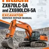 Hitachi ZX670LC-5A and ZX690LCH-5A Excavator Service Repair Manual Hitachi ZX670LC-5A and ZX690LCH-5A Excavator Service Repair Manual