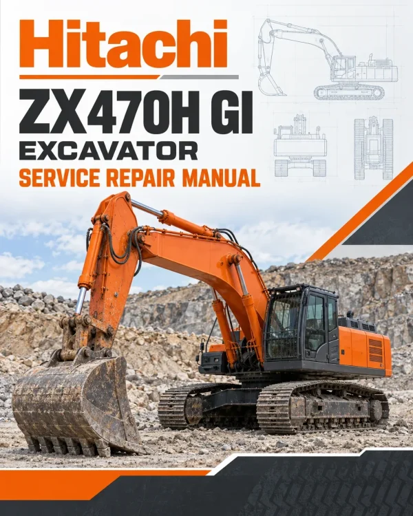 Hitachi ZX470H GI Excavator Service Repair Manual Hitachi ZX470H GI Excavator Service Repair Manual
