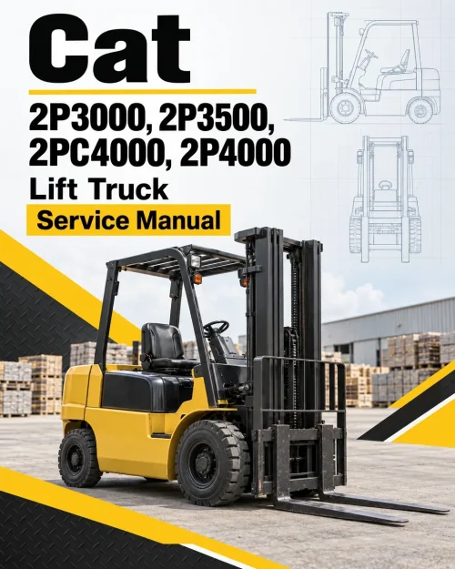 CAT 2P3000, 2P3500, 2PC4000, 2P4000 Lift Truck Service Manual