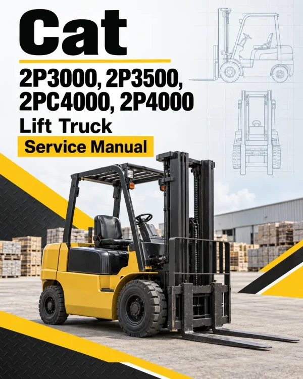CAT 2P3000, 2P3500, 2PC4000, 2P4000 Lift Truck Service Manual CAT 2P3000, 2P3500, 2PC4000, 2P4000 Lift Truck Service Manual
