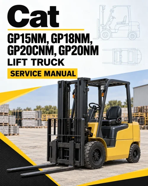 CAT GP15NM, GP18NM, GP20CNM, GP20NM Lift Truck Service Manual CAT GP15NM, GP18NM, GP20CNM, GP20NM Lift Truck Service Manual