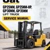 CAT GP25NM, GP25NM-HP, GP30NM, GP35NM Lift Truck Service Manual CAT GP25NM, GP25NM-HP, GP30NM, GP35NM Lift Truck Service Manual