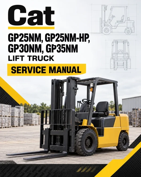 CAT GP25NM, GP25NM-HP, GP30NM, GP35NM Lift Truck Service Manual CAT GP25NM, GP25NM-HP, GP30NM, GP35NM Lift Truck Service Manual
