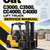 CAT C3000, C3500, CC4000, C4000 Lift Truck Service Manual