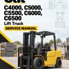 CAT C4000, C5000, C5500, C6000, C6500 Lift Truck Service Manual CAT C4000, C5000, C5500, C6000, C6500 Lift Truck Service Manual