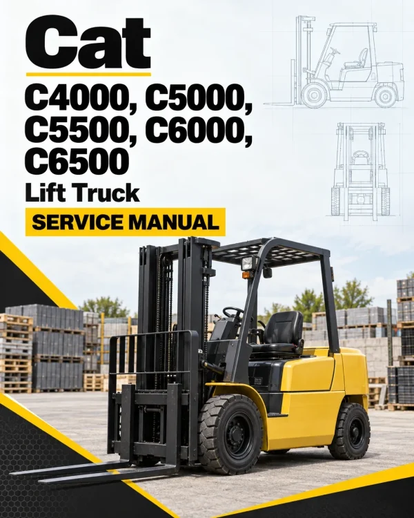CAT C4000, C5000, C5500, C6000, C6500 Lift Truck Service Manual CAT C4000, C5000, C5500, C6000, C6500 Lift Truck Service Manual