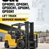 CAT GP40N1, GP45N1, GP50CN1, GP50N1, GP55N1 Lift Truck Service Manual