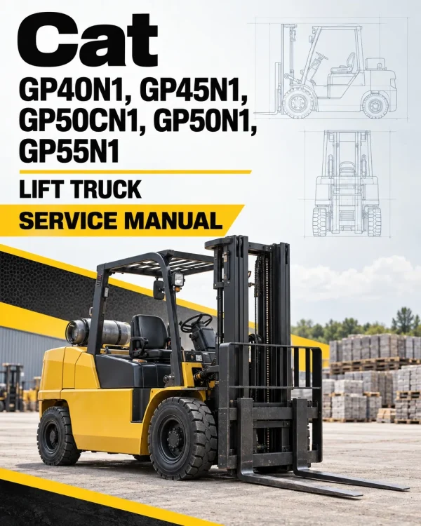 CAT GP40N1, GP45N1, GP50CN1, GP50N1, GP55N1 Lift Truck Service Manual
