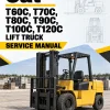 CAT T60C, T70C, T80C, T90C, T100C, T120C Lift Truck Service Manual