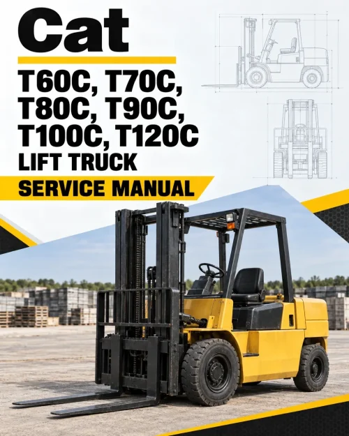 CAT T60C, T70C, T80C, T90C, T100C, T120C Lift Truck Service Manual CAT T60C, T70C, T80C, T90C, T100C, T120C Lift Truck Service Manual