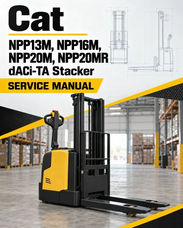 CAT NPP13M, NPP16M, NPP20M, NPP20MR dACi-TA Stacker Service Manual CAT NPP13M, NPP16M, NPP20M, NPP20MR dACi-TA Stacker Service Manual
