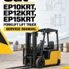 CAT EP10KRT, EP12KRT, EP15KRT Forklift Lift Truck Service Manual CAT EP10KRT, EP12KRT, EP15KRT Forklift Lift Truck Service Manual