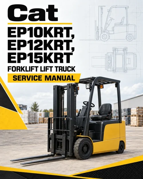 CAT EP10KRT, EP12KRT, EP15KRT Forklift Lift Truck Service Manual CAT EP10KRT, EP12KRT, EP15KRT Forklift Lift Truck Service Manual