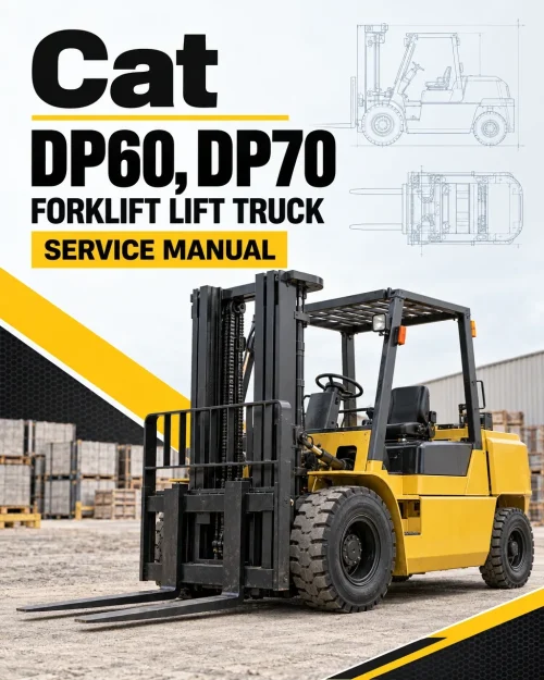 CAT DP60, DP70 Forklift Lift Truck Service Manual CAT DP60, DP70 Forklift Lift Truck Service Manual