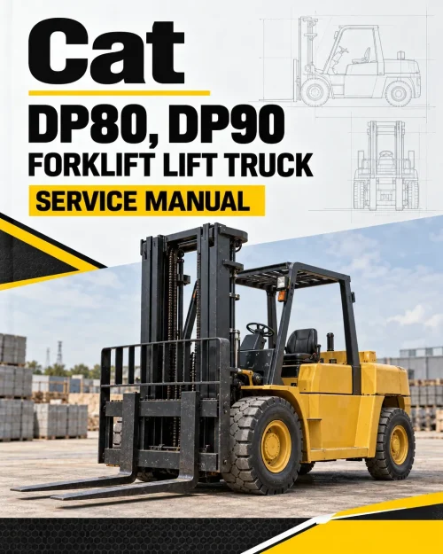 CAT DP80, DP90 Forklift Lift Truck Service Manual CAT DP80, DP90 Forklift Lift Truck Service Manual