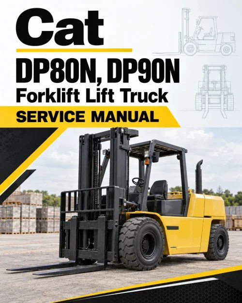 CAT DP80N, DP90N Forklift Lift Truck Service Manual CAT DP80N, DP90N Forklift Lift Truck Service Manual
