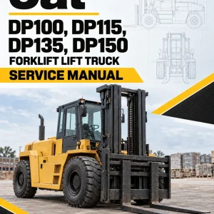 CAT DP100, DP115, DP135, DP150 Forklift Lift Truck Service Manual CAT DP100, DP115, DP135, DP150 Forklift Lift Truck Service Manual