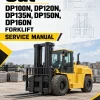 CAT DP100N, DP120N, DP135N, DP150N, DP160N Forklift Service Manual CAT DP100N, DP120N, DP135N, DP150N, DP160N Forklift Service Manual