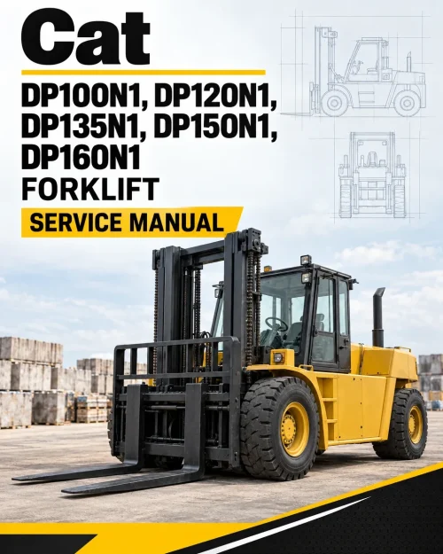 CAT DP100N1, DP120N1, DP135N1, DP150N1, DP160N1 Forklift Service Manual CAT DP100N1, DP120N1, DP135N1, DP150N1, DP160N1 Forklift Service Manual