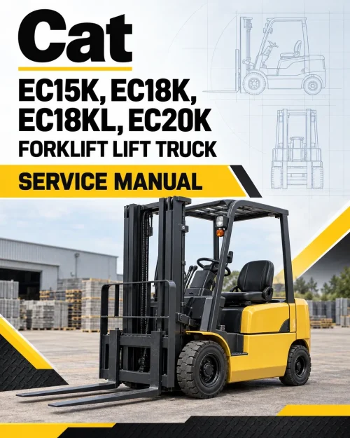 CAT EC15K, EC18K, EC18KL, EC20K Forklift Lift Truck Service Manual CAT EC15K, EC18K, EC18KL, EC20K Forklift Lift Truck Service Manual