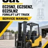 CAT EC25N2, EC25EN2, EC25LN2 Forklift Lift Truck Service Manual