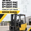CAT EP10KRT-PAC, EP12KRT-PAC, EP15KRT-PAC Forklift Lift Truck Service Manual