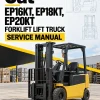 CAT EP16KT, EP18KT, EP20KT Forklift Lift Truck Service Manual CAT EP16KT, EP18KT, EP20KT Forklift Lift Truck Service Manual