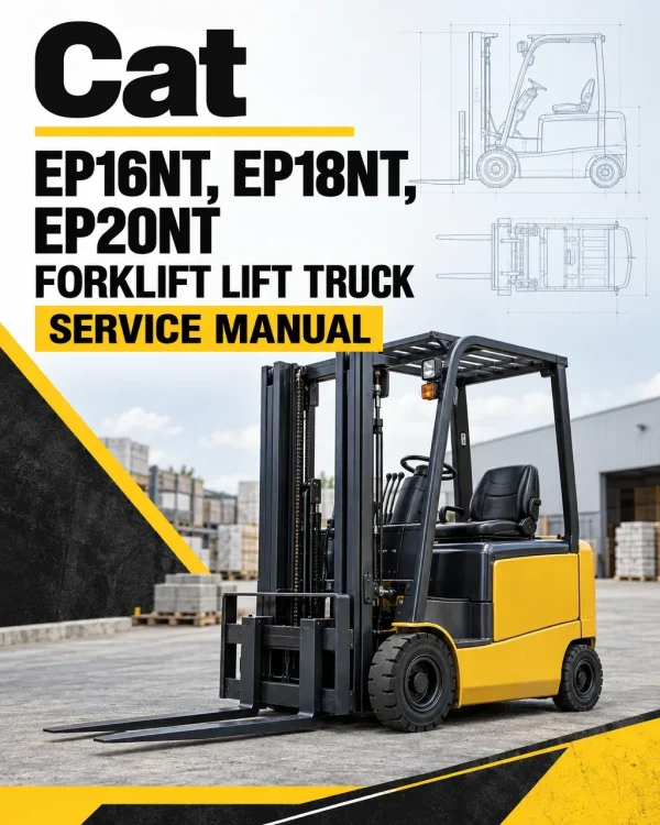 CAT EP16NT, EP18NT, EP20NT Forklift Lift Truck Service Manual CAT EP16NT, EP18NT, EP20NT Forklift Lift Truck Service Manual
