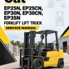 CAT EP25N, EP25CN, EP30N, EP30CN, EP35N Forklift Lift Truck Service Manual CAT EP25N, EP25CN, EP30N, EP30CN, EP35N Forklift Lift Truck Service Manual