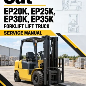 CAT EP20K, EP25K, EP30K, EP35K Forklift Lift Truck Service Manual CAT EP20K, EP25K, EP30K, EP35K Forklift Lift Truck Service Manual