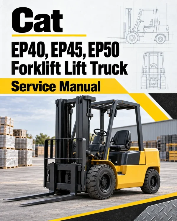 CAT EP40, EP45, EP50 Forklift Lift Truck Service Manual CAT EP40, EP45, EP50 Forklift Lift Truck Service Manual