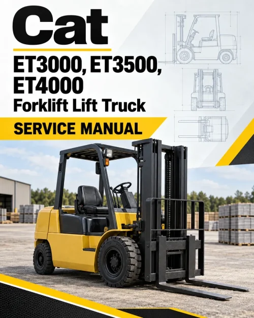 CAT ET3000, ET3500, ET4000 Forklift Lift Truck Service Manual CAT ET3000, ET3500, ET4000 Forklift Lift Truck Service Manual