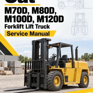 CAT M70D, M80D, M100D, M120D Forklift Lift Truck Service Manual CAT M70D, M80D, M100D, M120D Forklift Lift Truck Service Manual