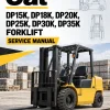CAT DP15K, DP18K, DP20K, DP25K, DP30K, DP35K Forklift Service Manual