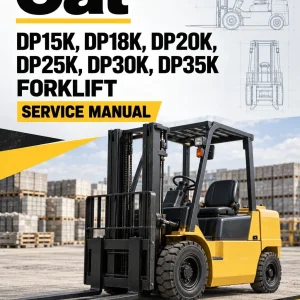 CAT DP15K, DP18K, DP20K, DP25K, DP30K, DP35K Forklift Service Manual CAT DP15K, DP18K, DP20K, DP25K, DP30K, DP35K Forklift Service Manual