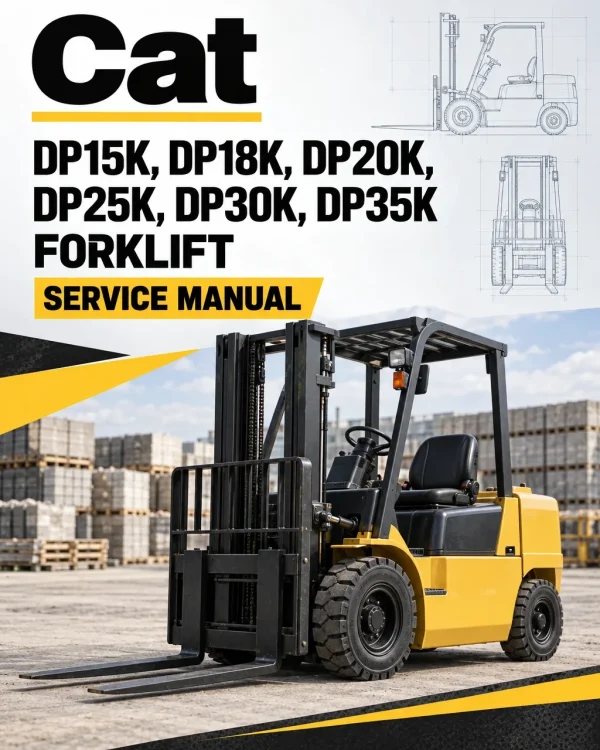 CAT DP15K, DP18K, DP20K, DP25K, DP30K, DP35K Forklift Service Manual