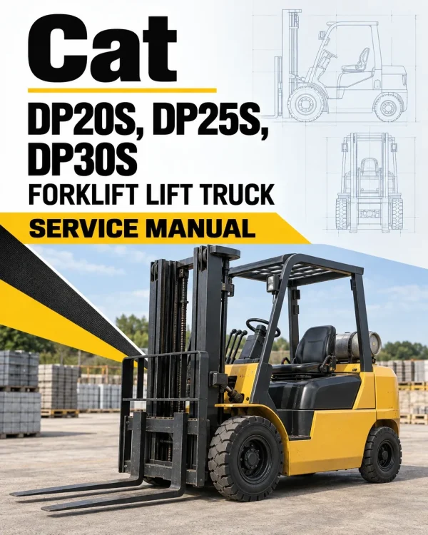 CAT DP20S, DP25S, DP30S Forklift Lift Truck Service Manual CAT DP20S, DP25S, DP30S Forklift Lift Truck Service Manual