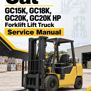 CAT GC15K, GC18K, GC20K, GC20K HP Forklift Lift Truck Service Manual