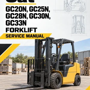 CAT GC20N, GC25N, GC28N, GC30N, GC33N Forklift Service Manual CAT GC20N, GC25N, GC28N, GC30N, GC33N Forklift Service Manual