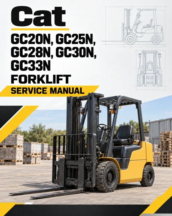 CAT GC20N, GC25N, GC28N, GC30N, GC33N Forklift Service Manual CAT GC20N, GC25N, GC28N, GC30N, GC33N Forklift Service Manual